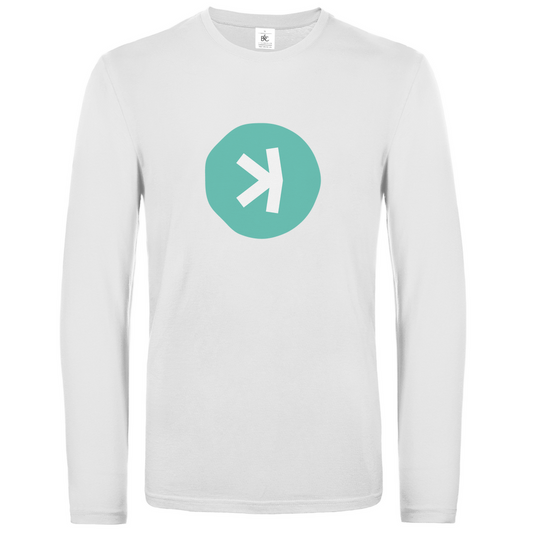 Unisex Langarmshirt Kaspa Logo